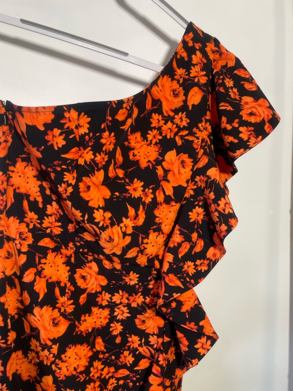 NWOT Chelsea28 One-Shoulder Ruffle Dress - Picture 5 of 6